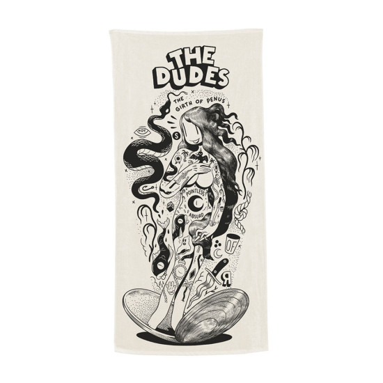 The Dudes Πετσέτα θαλάσσης Girth Of Penus Beach Towel 180 x 90 cm